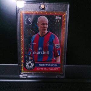 2025-26 Topps Premiere League Andrew Johnson Crystal Palace Retro Thread 1 of 1